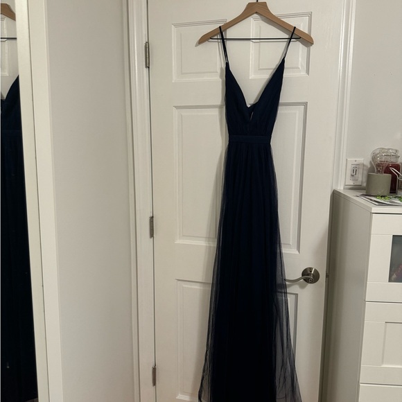 Lulus navy blue maxi dress - Picture 3 of 4